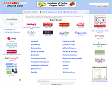 Tablet Screenshot of codes4us.com